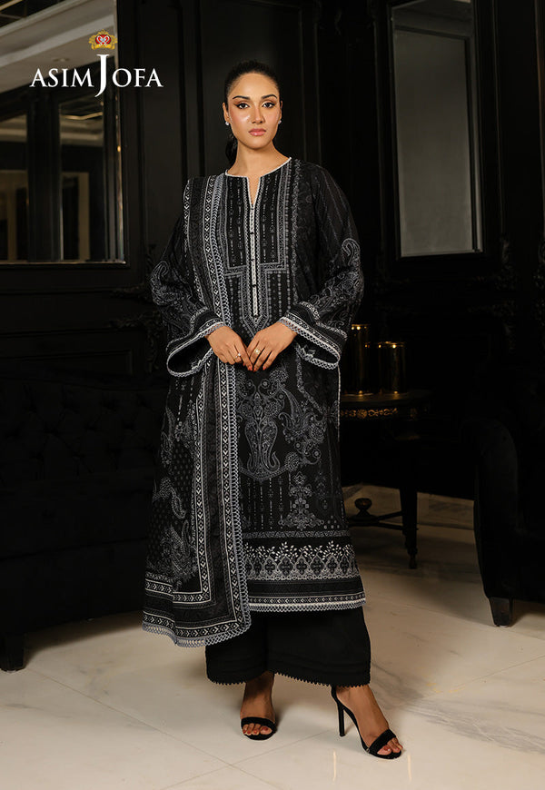 AJMCH-18 DIGITAL PRINTED LAWN UNSTITCHED 3 PCS