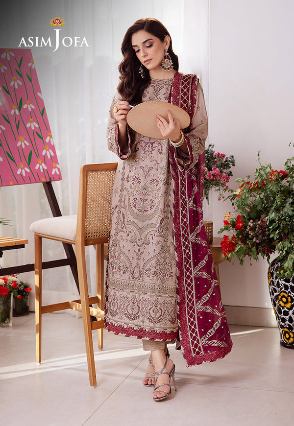 AJUR-10 EMBROIDERED LAWN 3 PCS