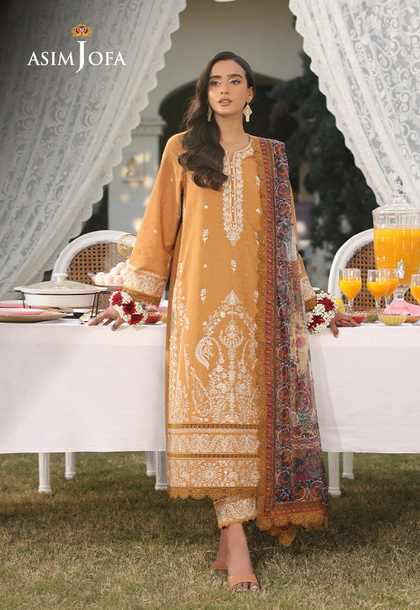 AJUBU-04 Embroidered Jacquard 3 Pcs