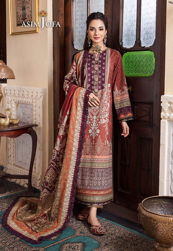 AJRW-03 PRINTED PREMIUM WINTER COTTON 3 PCS