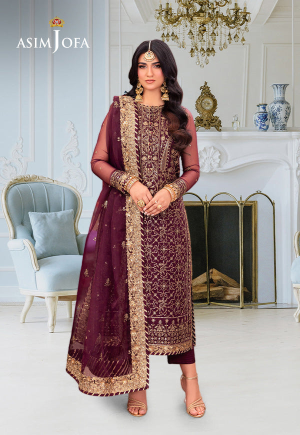 AJEMD-24 EMBROIDERED STITCHED 3 PCS