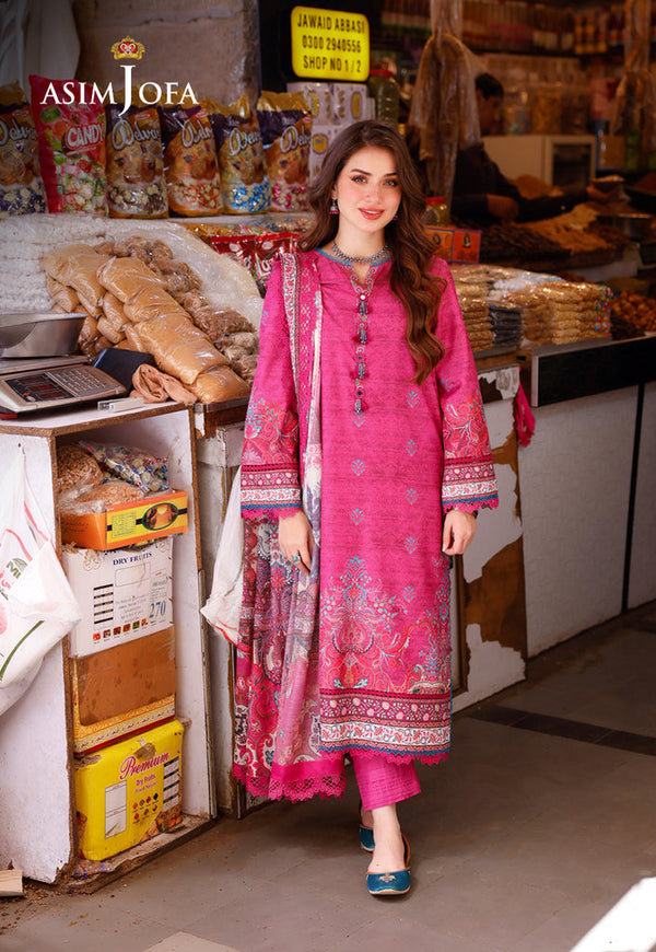 AJPL-17 PRINTED ARABIC LAWN 3 PCS