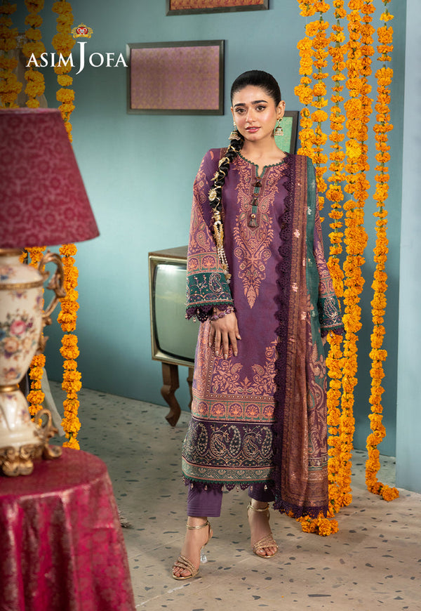 AJRA-02 EMBROIDERED JACQUARD 3 PCS