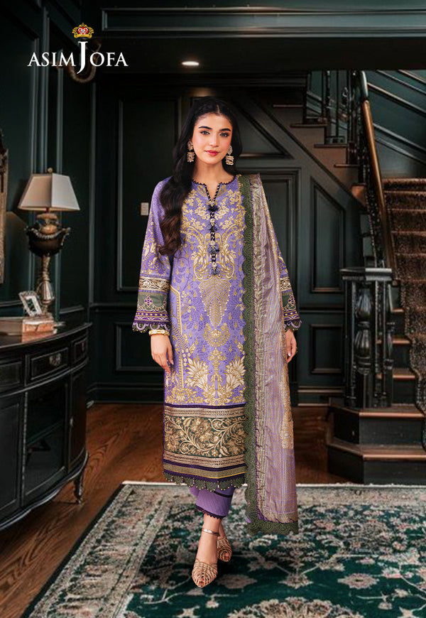 AJRAD-17-XS EMBROIDERED LAWN 3 PCS