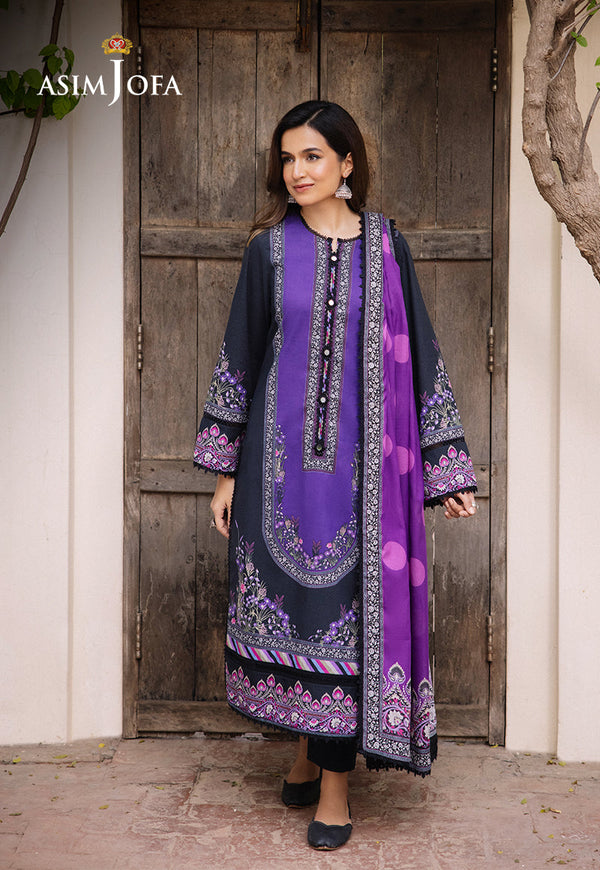 AJBUD-15 PRINTED LAWN 3 PCS