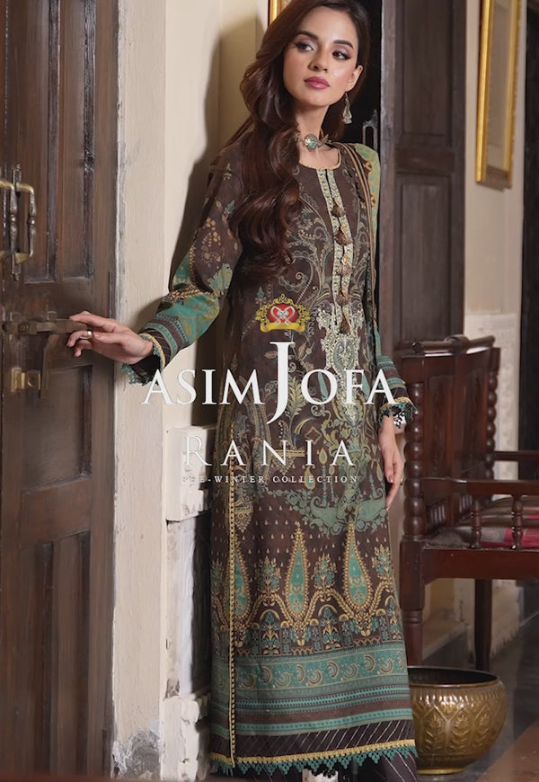 AJRW-09 EMBROIDERED PREMIUM WINTER COTTON 3 PCS